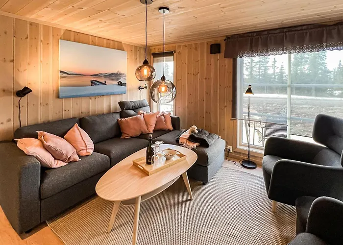 בית נופש Stunning In With Sauna Sjusjoen